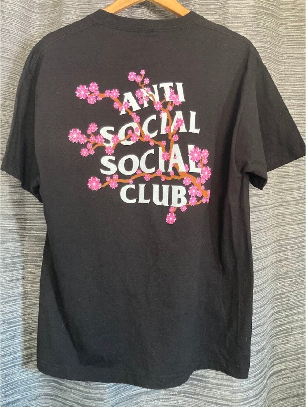 Anti Social Social Club Kkoch Cherry Blossom Tee Black L